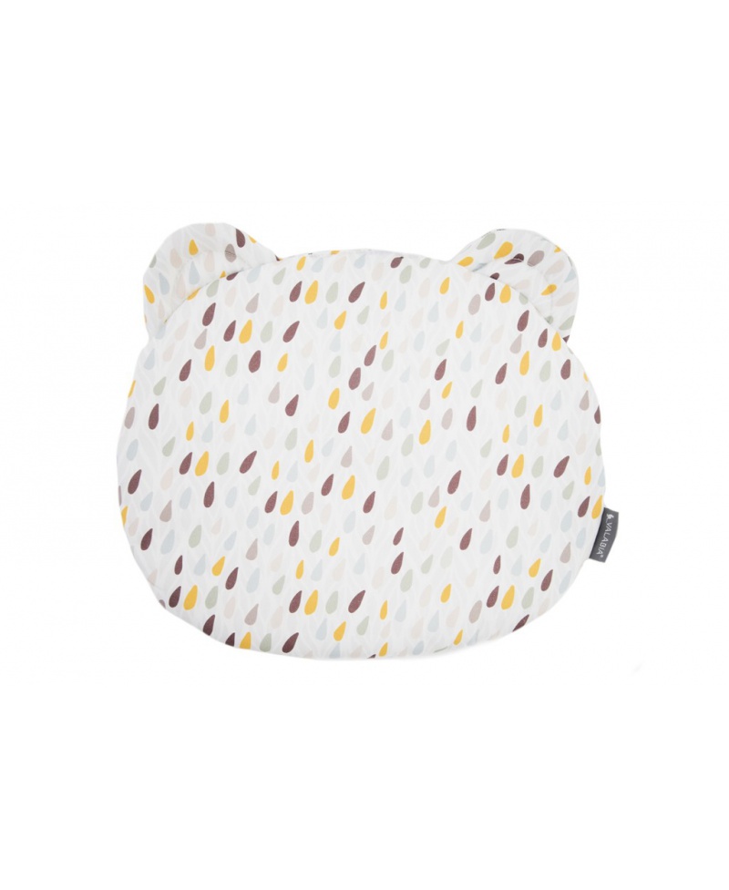 Cotton Bear pillow for babies and toddlers Confetti